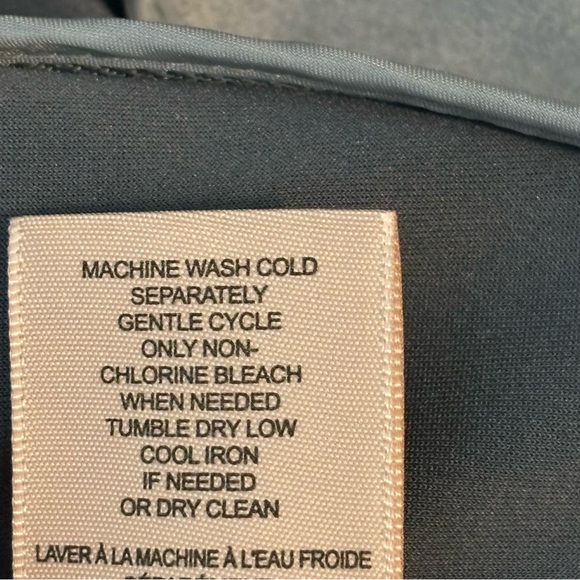 Philosophy Faux Suede Dusty Blue Open Jacket, Size Small - Picture 14 of 14